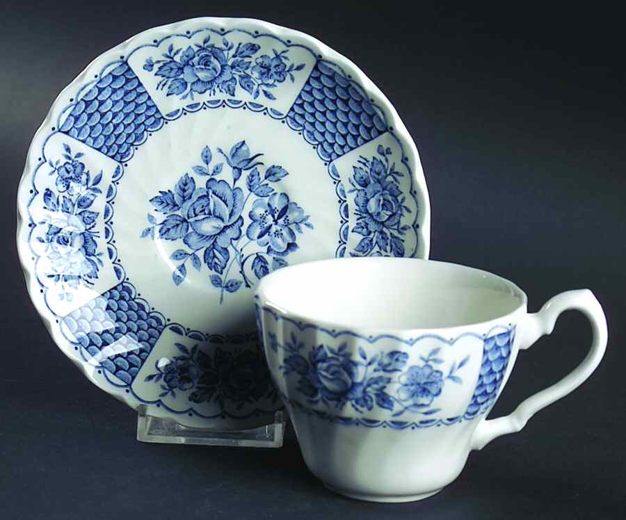 Melody Flat Cup & Saucer Set by Franciscan-1