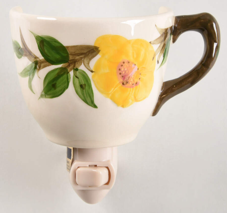 Meadow Rose 1 5/8" + cup (H) Night Light/Cup HC by Franciscan-1