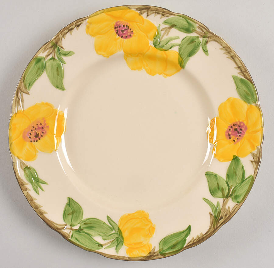Meadow Rose Salad Plate by Franciscan-1