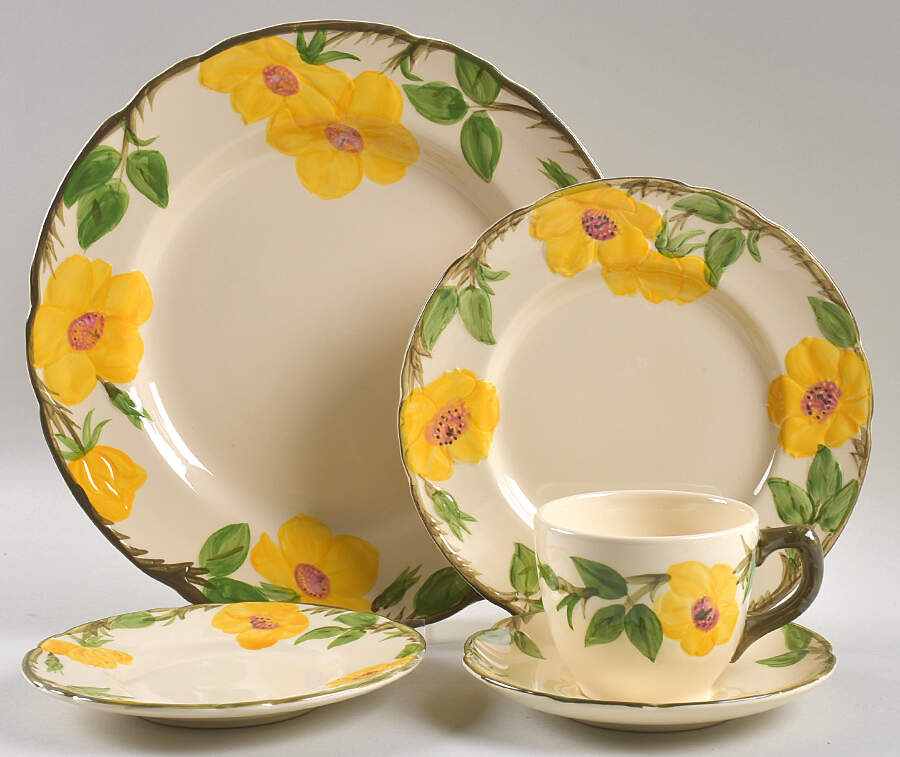 Meadow Rose 5 Piece Place Setting by Franciscan-1