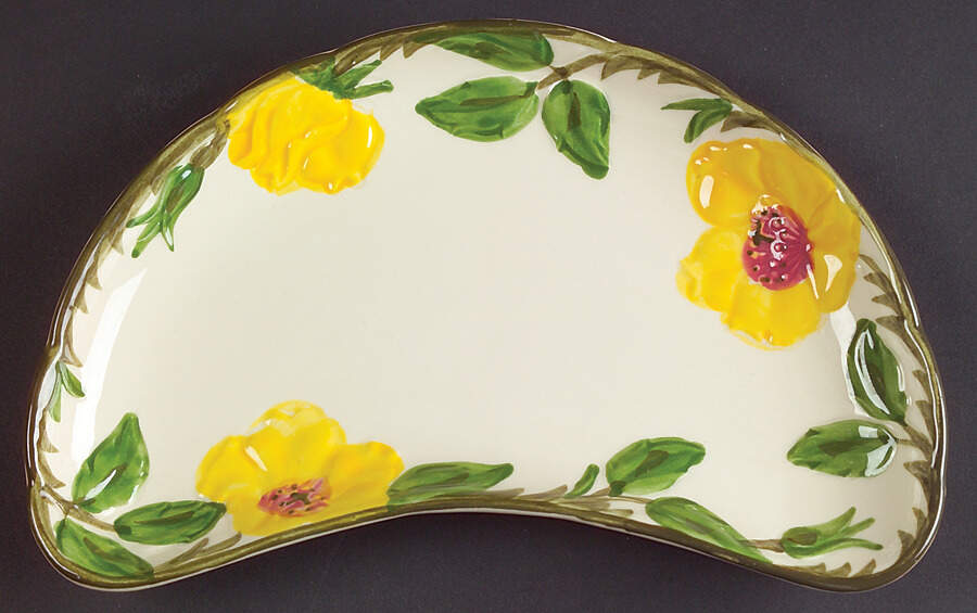 Meadow Rose Crescent Salad Plate by Franciscan-1