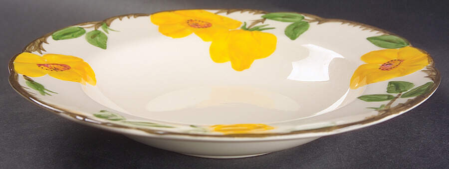 Meadow Rose Rim Soup Bowl by Franciscan-1