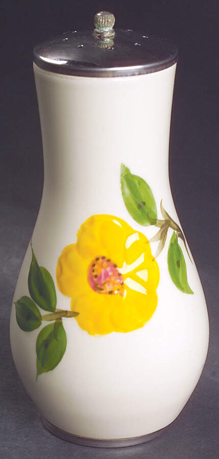 Meadow Rose Bulbous Salt Shaker by Franciscan-1