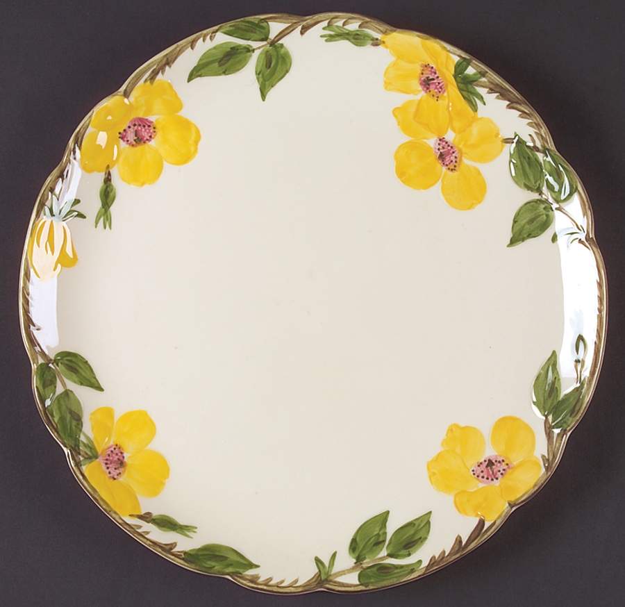 Meadow Rose 11" Chop Plate (Round Platter) by Franciscan-1