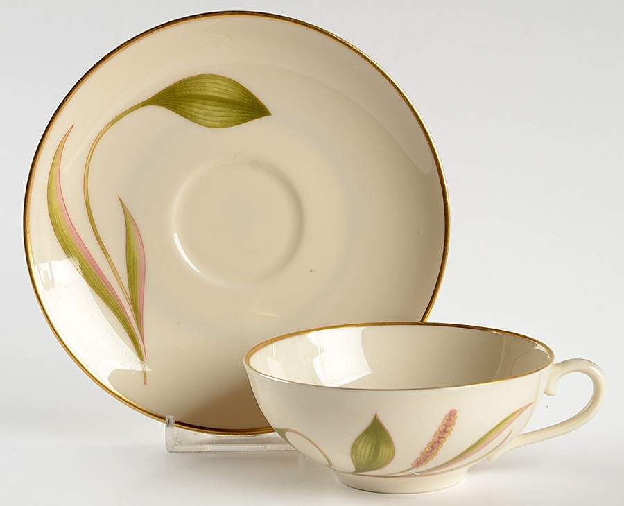 Mesa (Fine China) Flat Cup & Saucer Set by Franciscan-1
