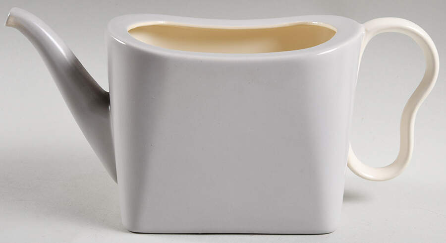 Metropolitan Gray Teapot No Lid by Franciscan-1