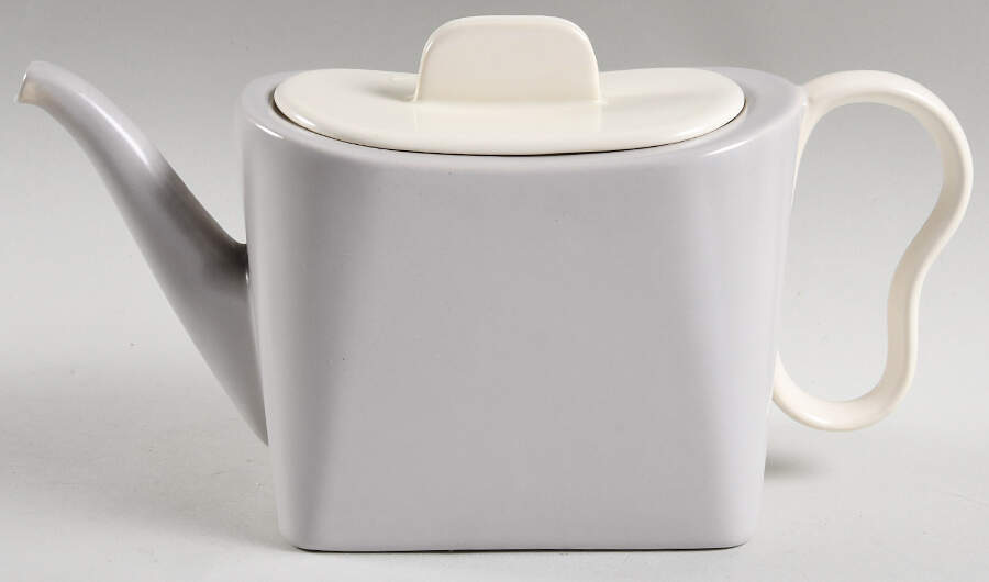 Metropolitan Gray Teapot & Lid by Franciscan-1
