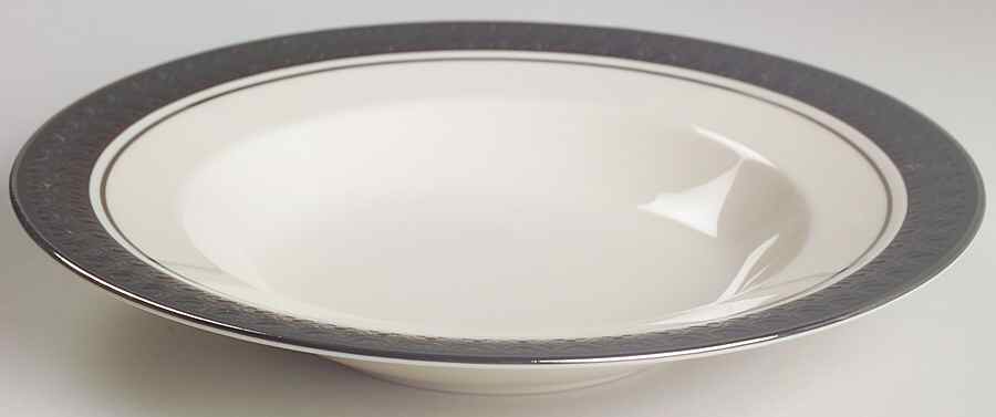 Midnight Mist Rim Soup Bowl by Franciscan-1