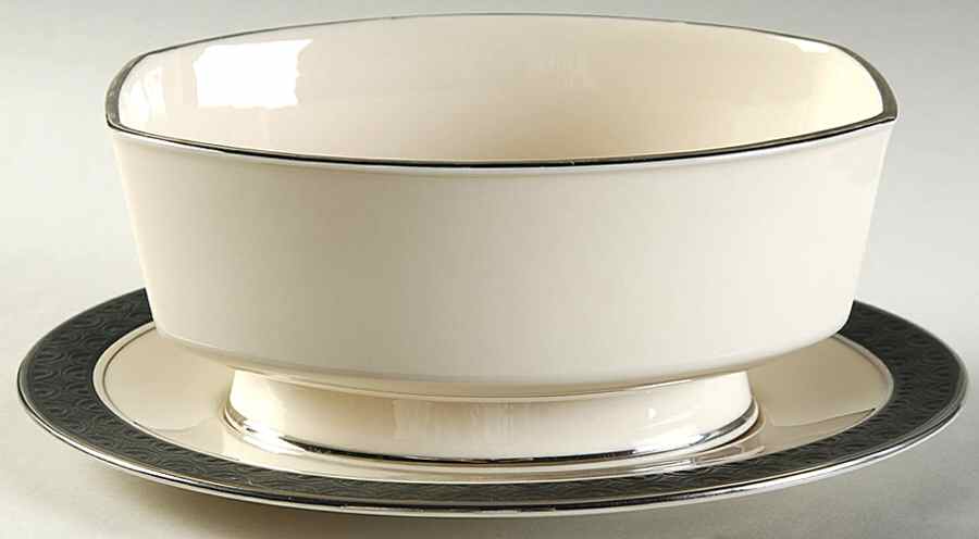 Midnight Mist Gravy Boat & Underplate by Franciscan-1