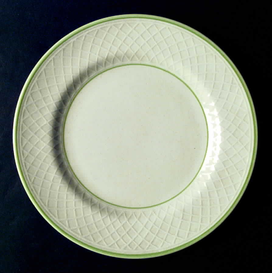 Mint Weave Dinner Plate by Franciscan-1