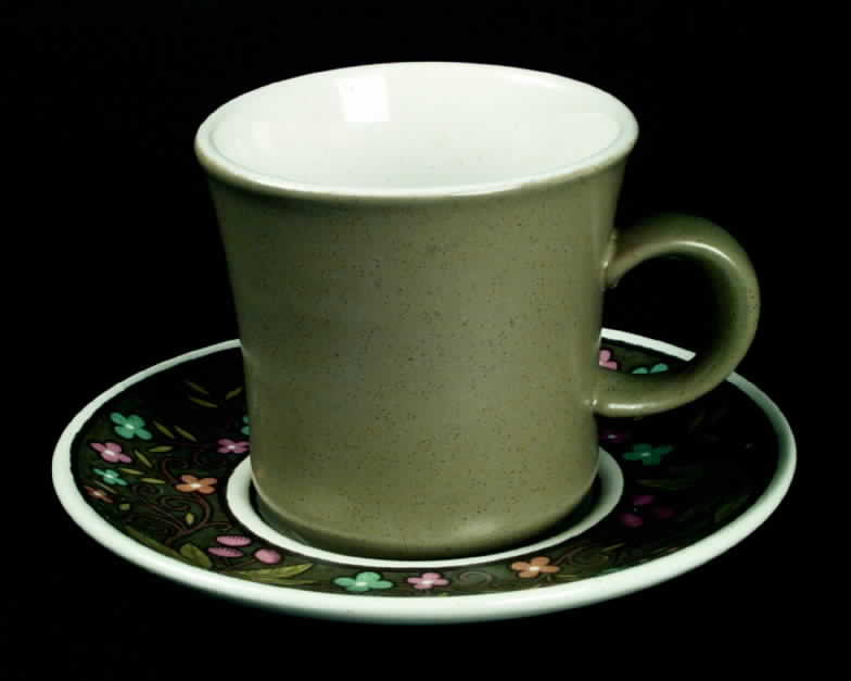 Montego Flat Cup & Saucer Set by Franciscan-1