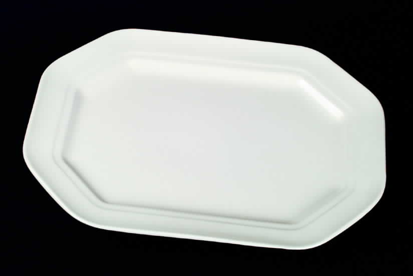 Montecito White 13" Oval Serving Platter by Franciscan-1
