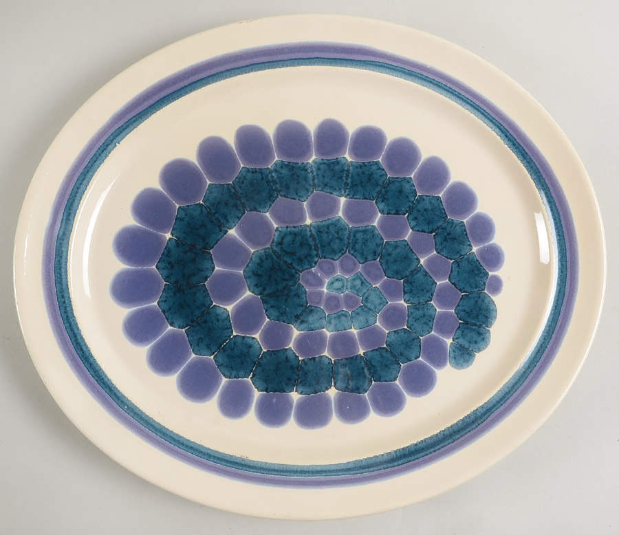 Moondance 13" Oval Serving Platter by Franciscan-1