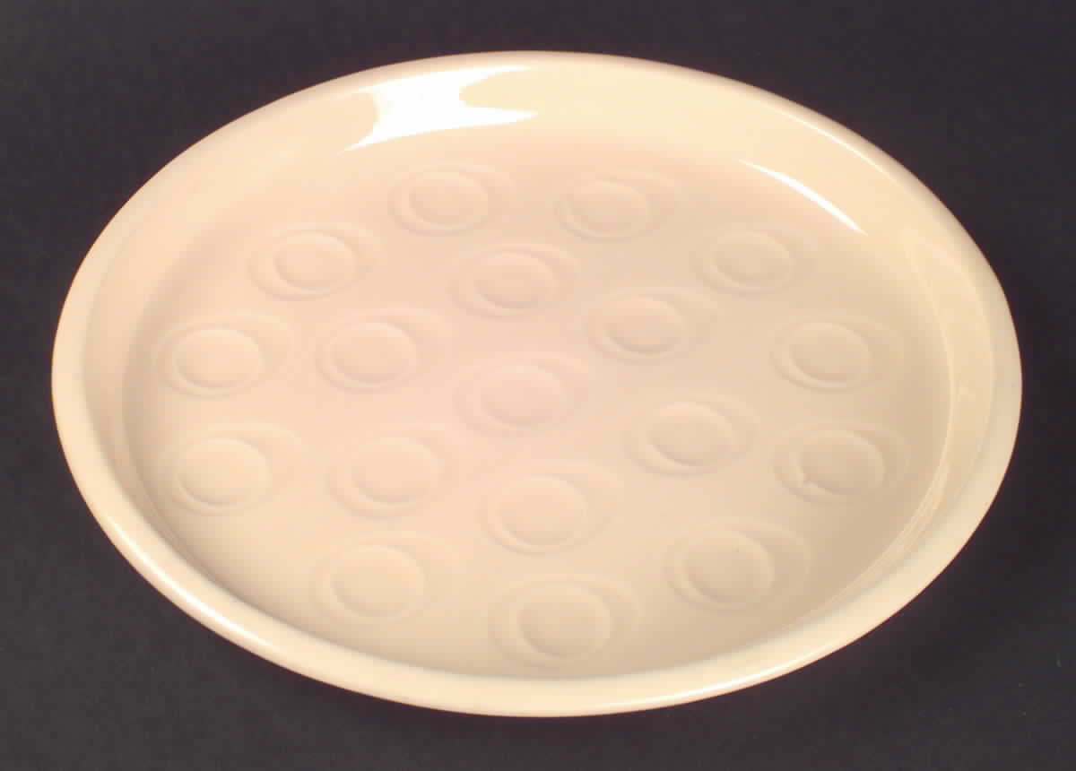 Natural Deviled Egg Plate by Franciscan-1