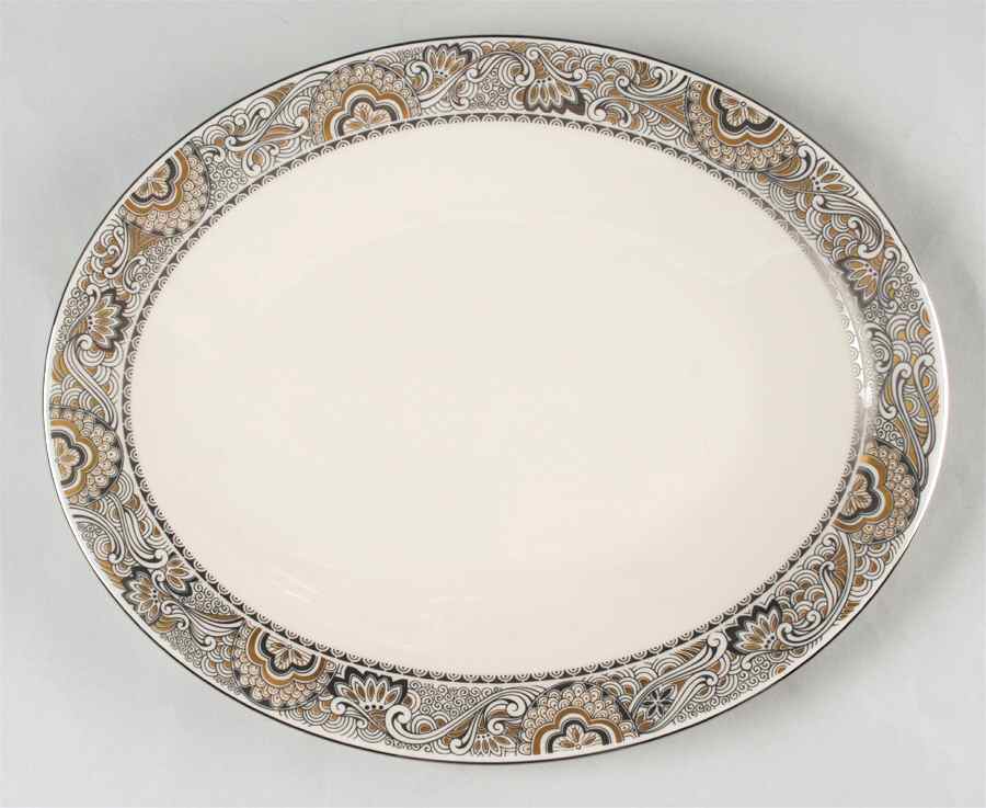 Nouvelle Ivory 13" Oval Serving Platter by Franciscan-1