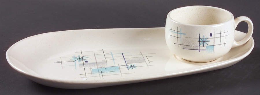 Oasis Snack Plate & Cup Set by Franciscan-1