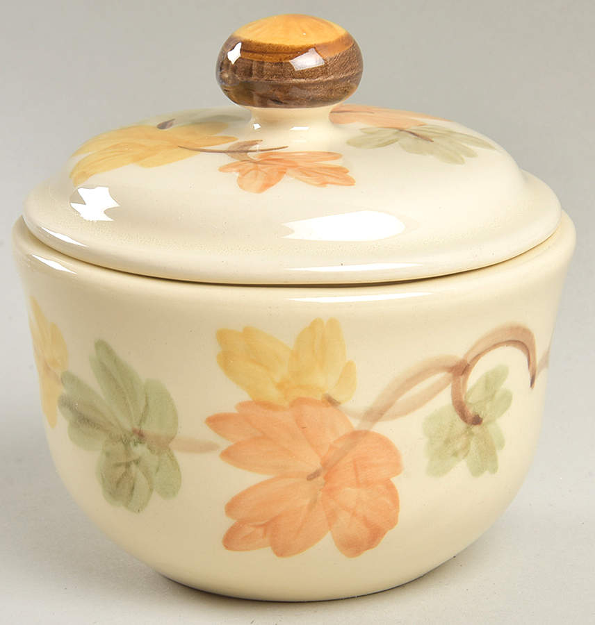 October Sugar Bowl & Lid by Franciscan-1