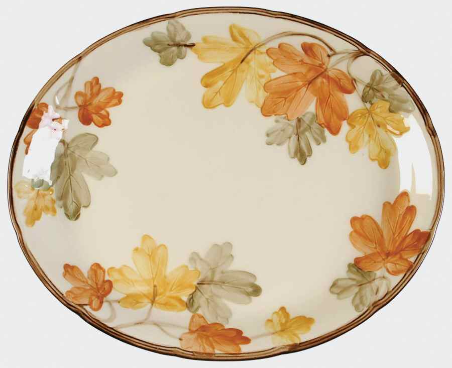 October 13" Oval Serving Platter by Franciscan-1