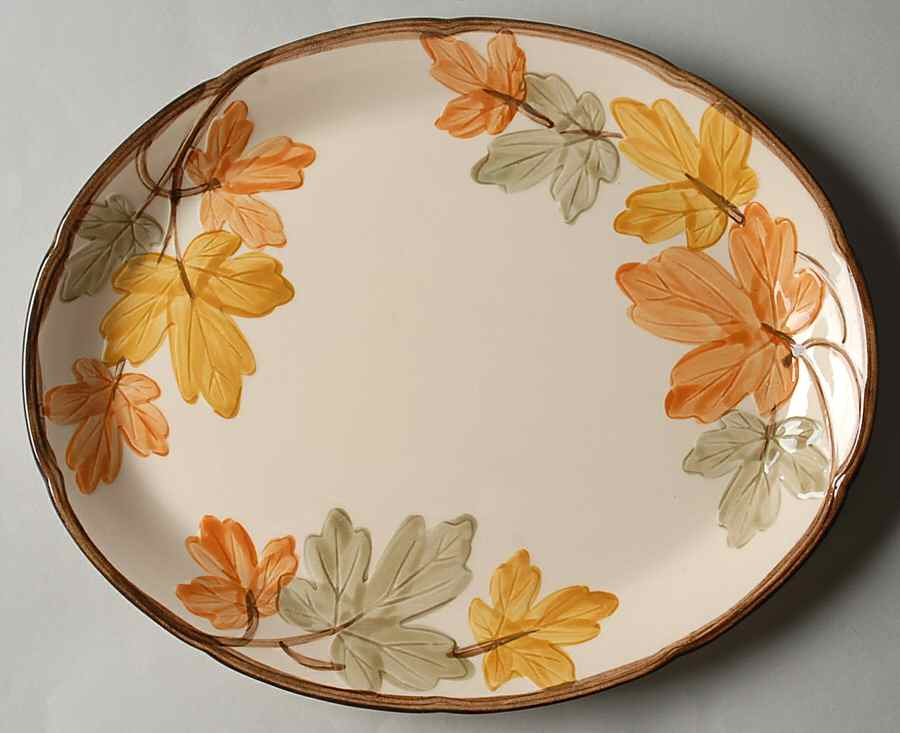 October 11" Oval Serving Platter by Franciscan-1