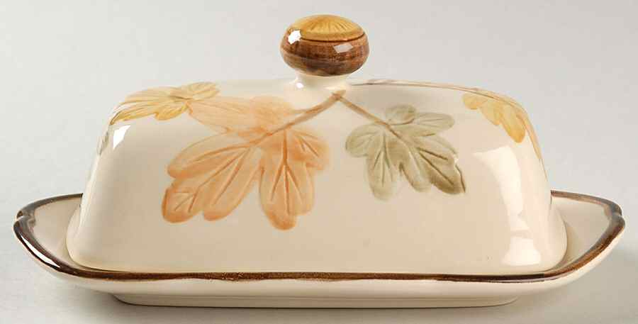 October 1/4 Lb Covered Butter Finial Top by Franciscan-1