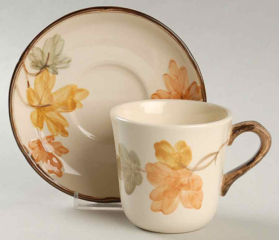 October Flat Cup & Saucer Set by Franciscan-1