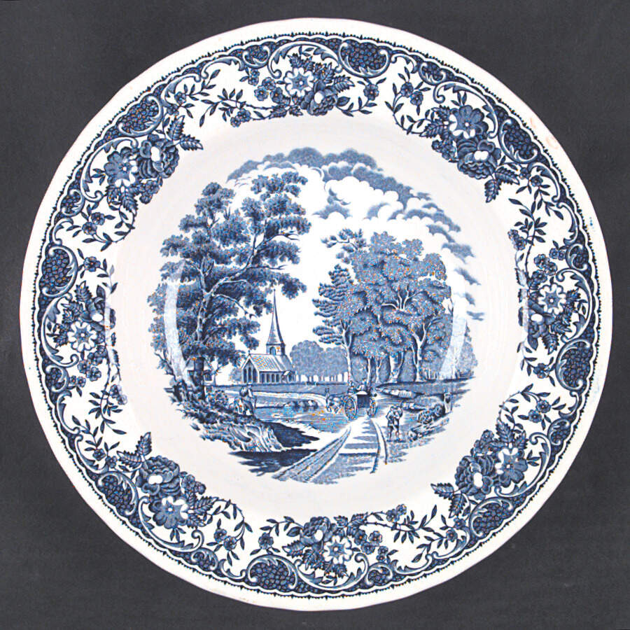 Olde England Blue Dinner Plate by Franciscan-1