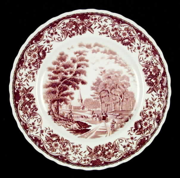 Olde England Brown Dinner Plate by Franciscan-1