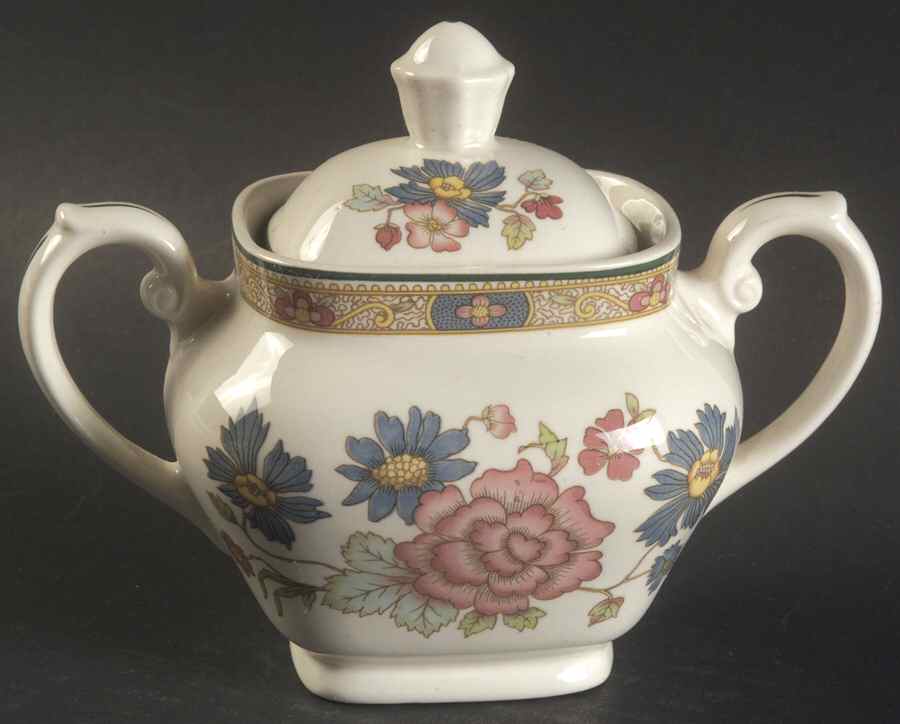 Orient Sugar Bowl & Lid by Franciscan-1
