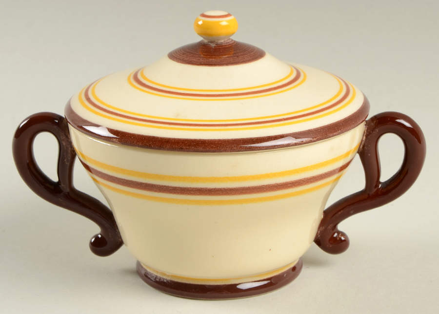 Padua Creme Brown Sugar Bowl & Lid by Franciscan-1