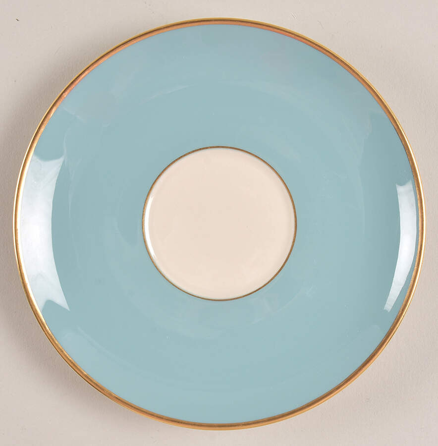 Palomar Robins Egg Blue Saucer by Franciscan-1