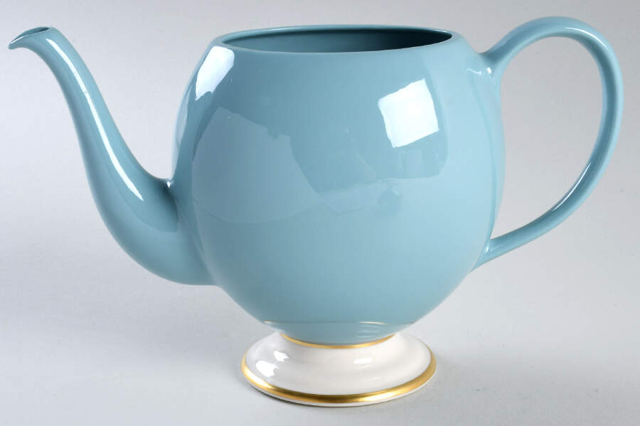 Palomar Robins Egg Blue Teapot No Lid by Franciscan-1