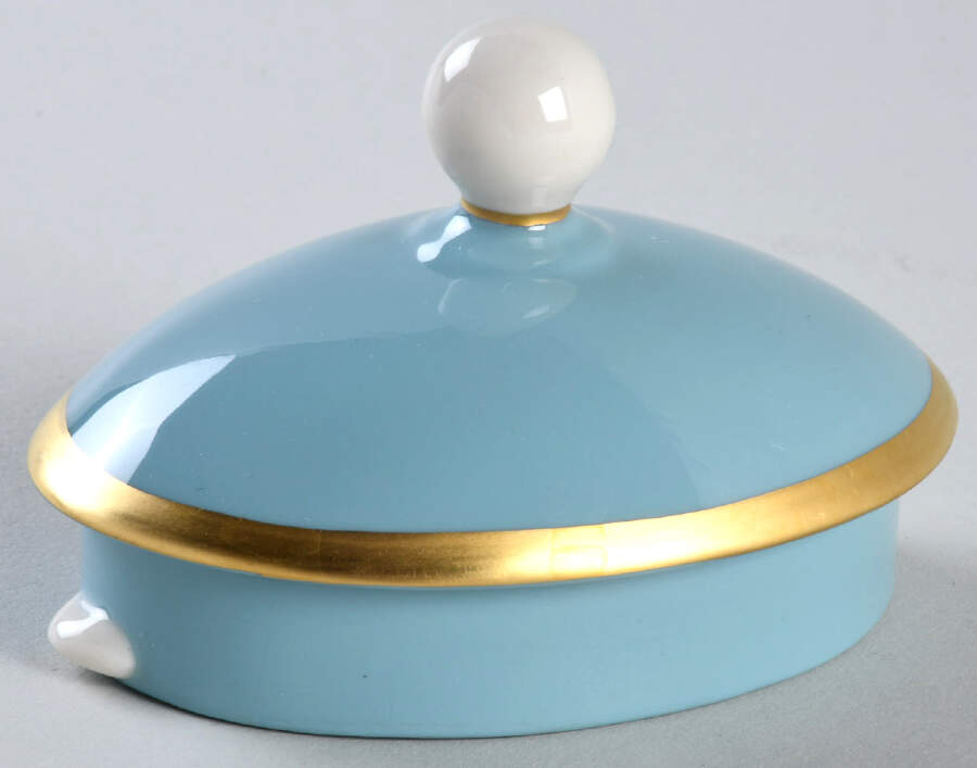 Palomar Robins Egg Blue Lid for Teapot by Franciscan-1