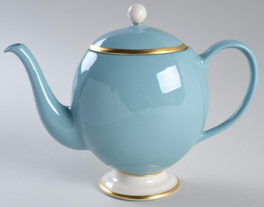 Palomar Robins Egg Blue Teapot & Lid by Franciscan-1