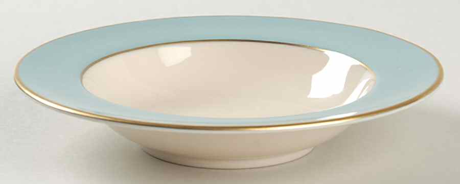 Palomar Robins Egg Blue Rim Fruit/Dessert (Sauce) Bowl by Franciscan-1