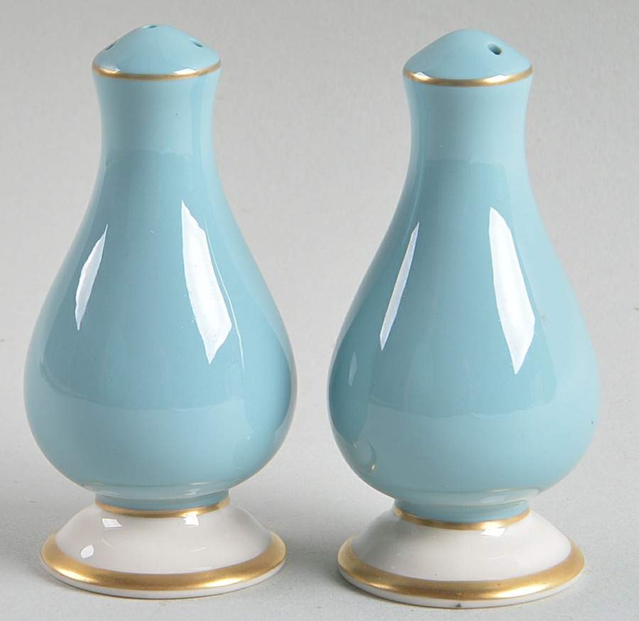 Palomar Robins Egg Blue Salt & Pepper Set by Franciscan-1