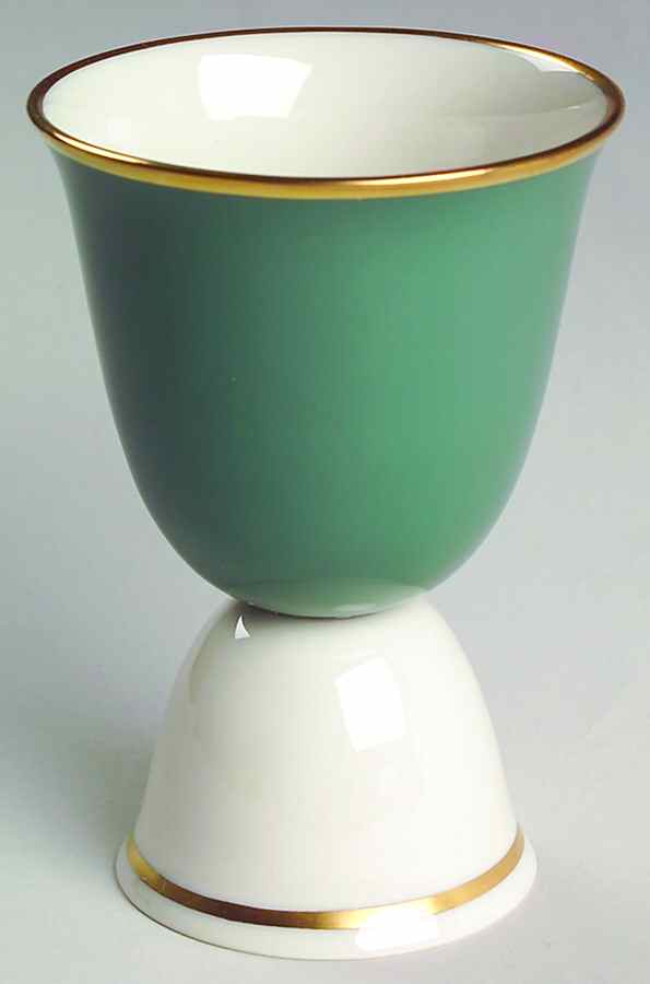 Palomar Jade (Dark Green) Double Egg Cup by Franciscan-1
