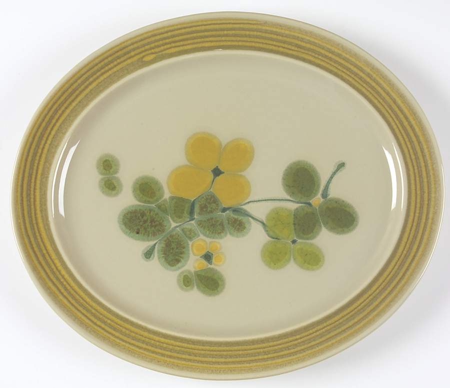 Pebble Beach 13" Oval Serving Platter by Franciscan-1