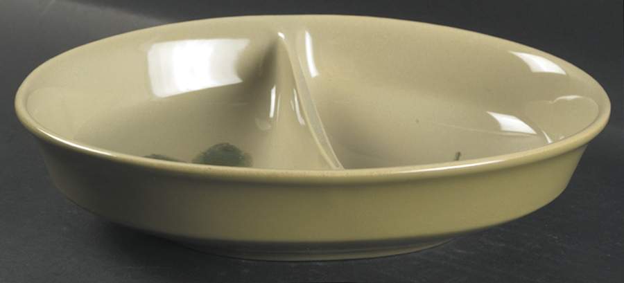 Pebble Beach 10" Oval Divided Vegetable Bowl by Franciscan-1