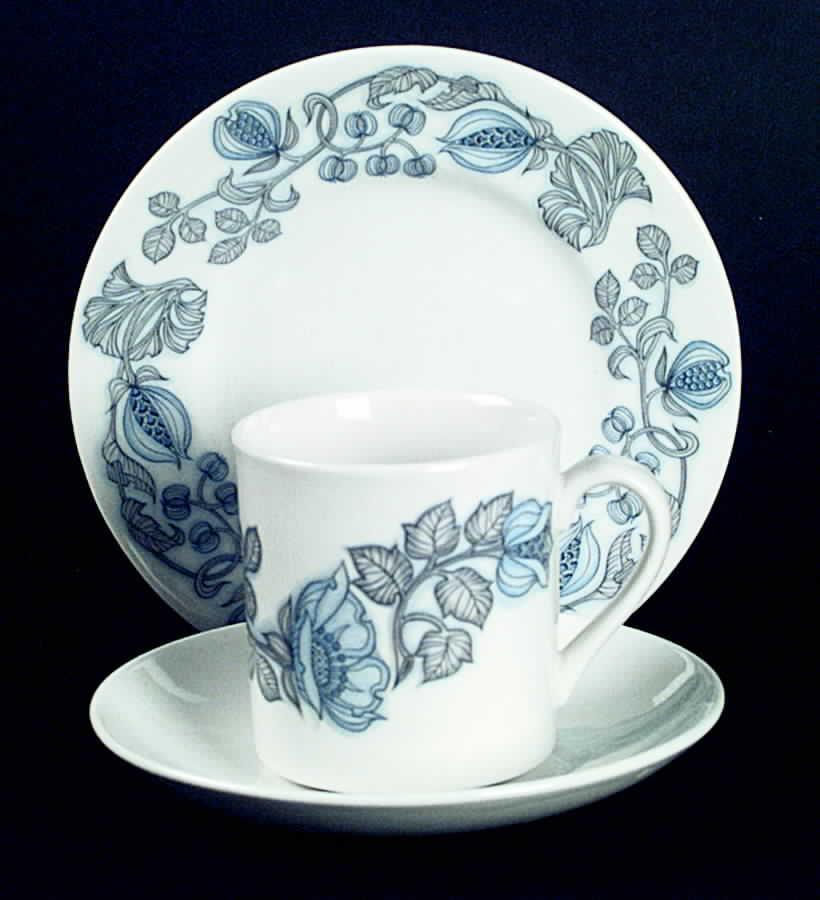 Petals & Pods Flat Cup & Saucer Set by Franciscan-1