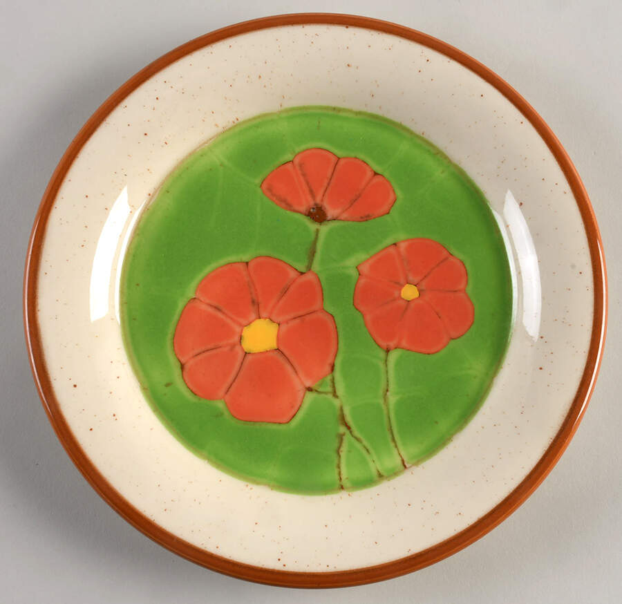 Pepper Poppy Salad Plate by Franciscan-1