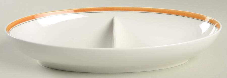 Pickwick 11" Oval Divided Vegetable Bowl by Franciscan-1