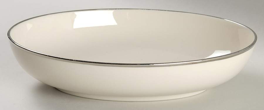 Platinum Band 8" Oval Vegetable Bowl by Franciscan-1