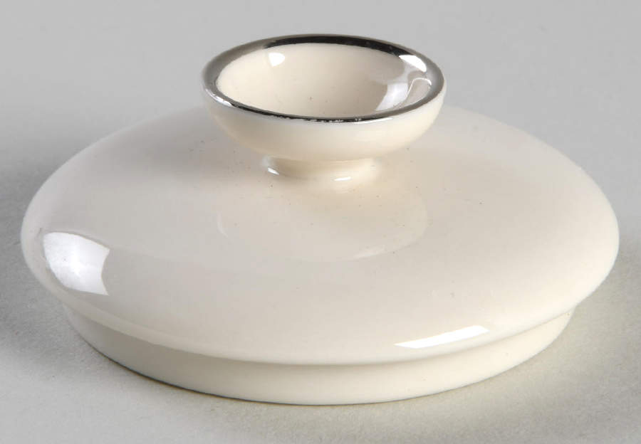 Platinum Band Lid for Sugar Bowl by Franciscan-1