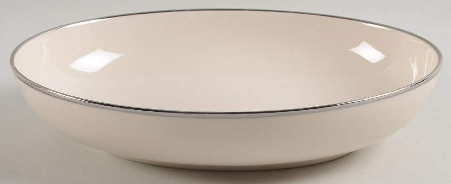 Platinum Band 8" Oval Vegetable Bowl by Franciscan-1