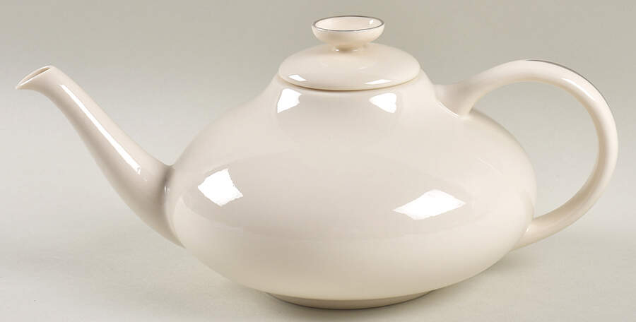 Platinum Band Teapot & Lid by Franciscan-1