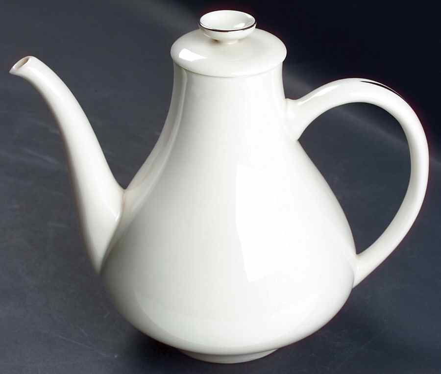 Platinum Band Coffee Pot & Lid by Franciscan-1