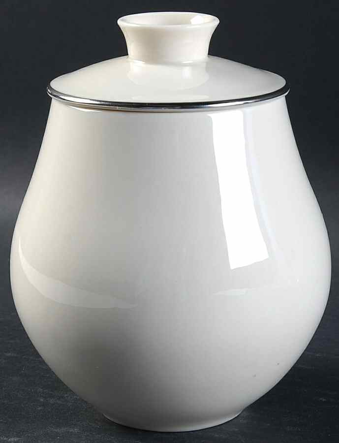 Platinum Band Candy Jar & Lid by Franciscan-1