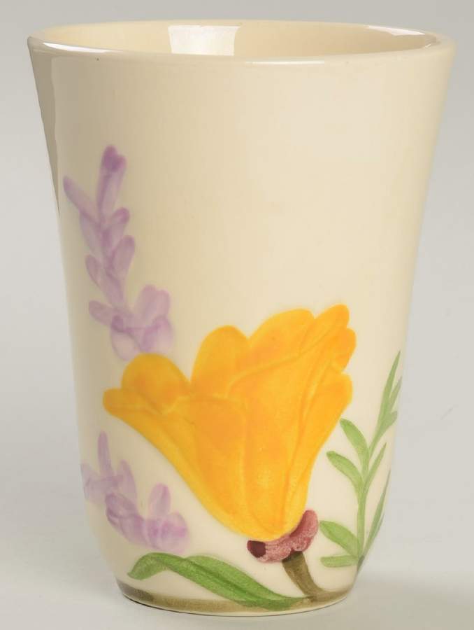Poppy (Yellow & Purple Flowers) 12 Oz Tumbler by Franciscan-1