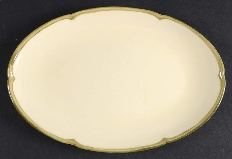 Poppy (Yellow & Purple Flowers) Relish/Gravy Underplate by Franciscan-1