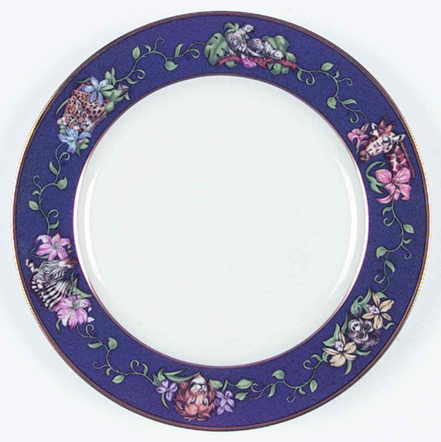 Rafiki Blue Salad Plate by Franciscan-1